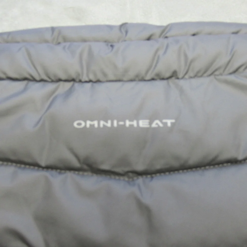Columbia Vest Mens 3XT Gray Lightweight Insulated Omni Heat Puffer Slope Edge II